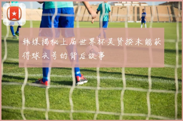 韩媒揭秘上届世界杯吴贤揆未能获得球衣号的背后故事